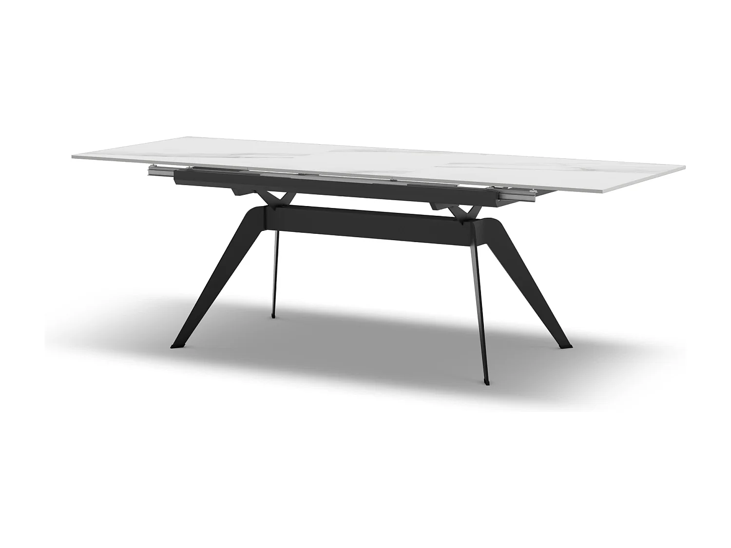 Table extensible pour 6/8 personnes en céramique 160/220x76 cm