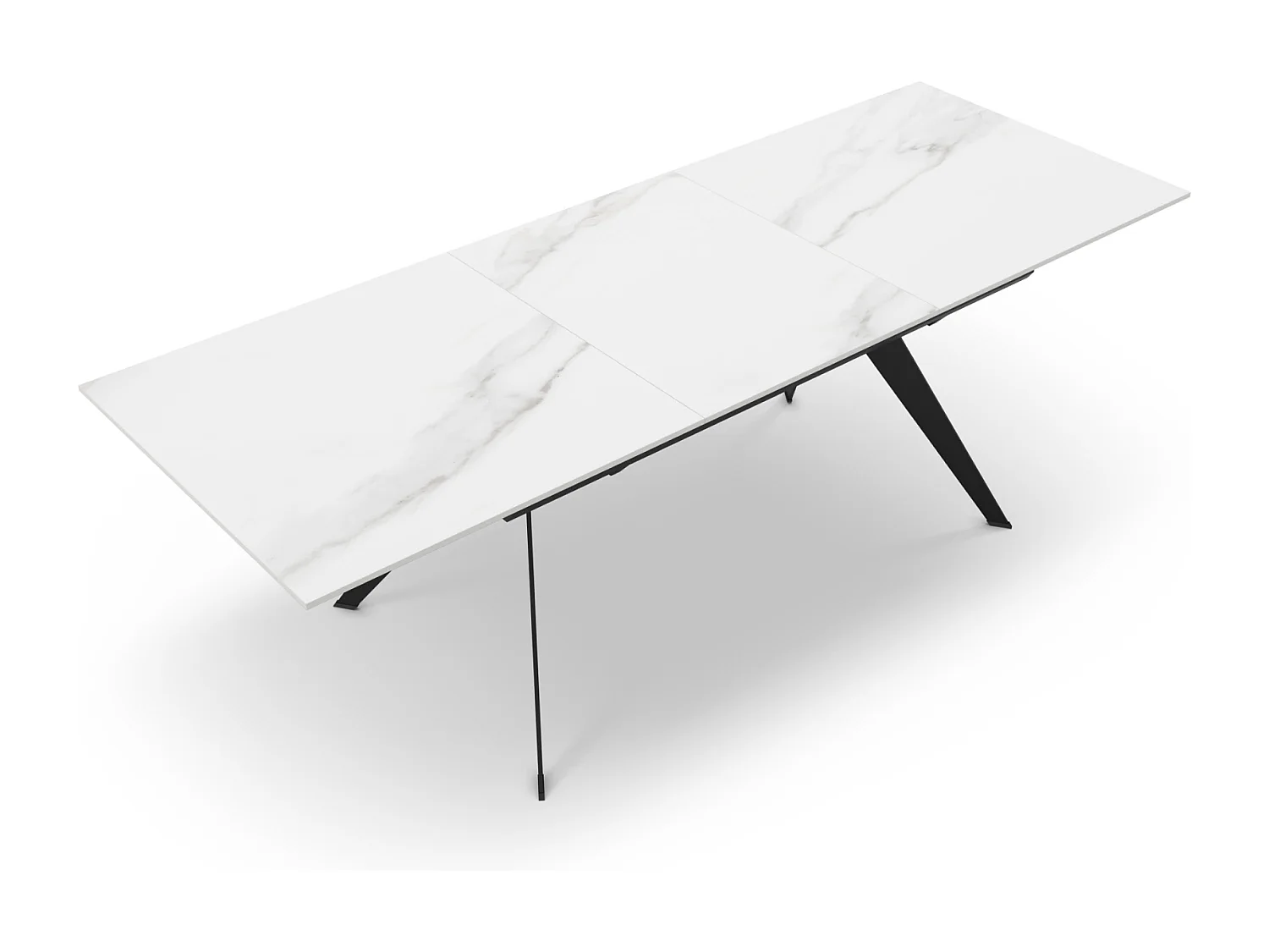 Table extensible pour 6/8 personnes en céramique 160/220x76 cm