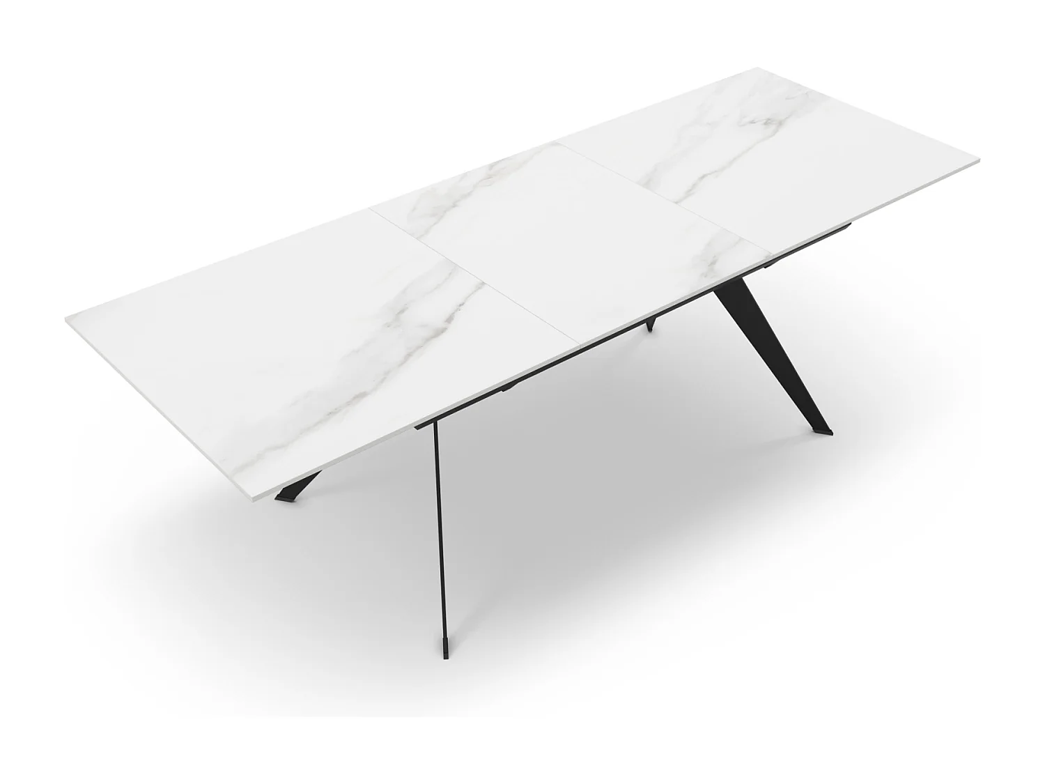 Ausziehbarer Tisch für 6/8 Personen aus Keramik 160/220x76 cm