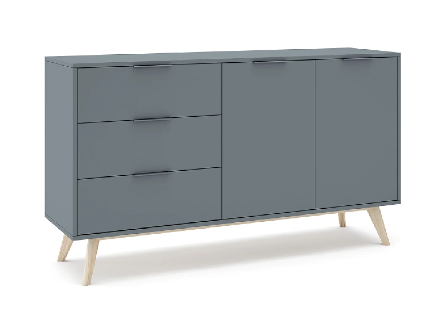 Buffet 2 portes et 3 tiroirs 140x81 cm