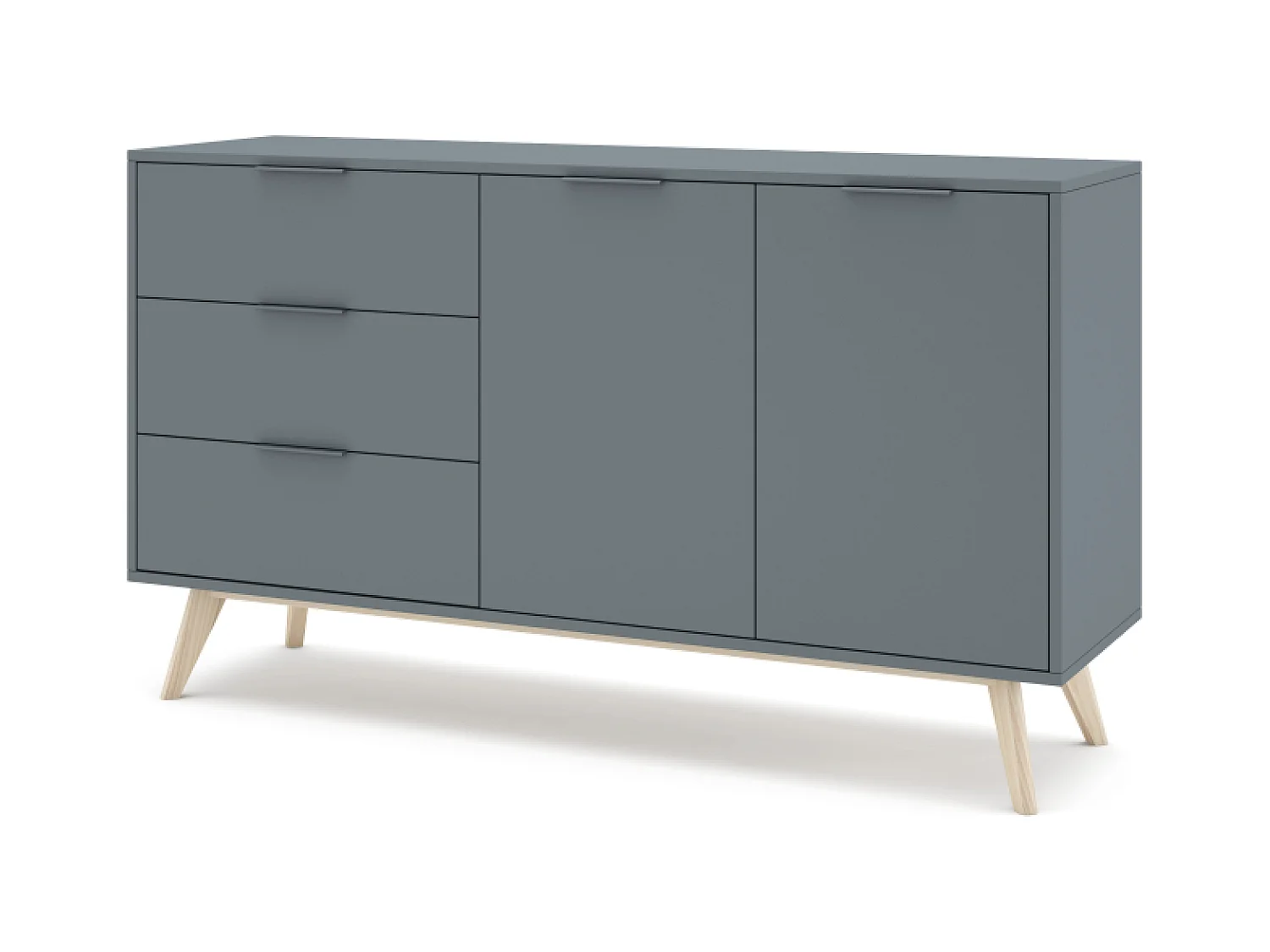 Buffet 2 portes et 3 tiroirs 140x81 cm