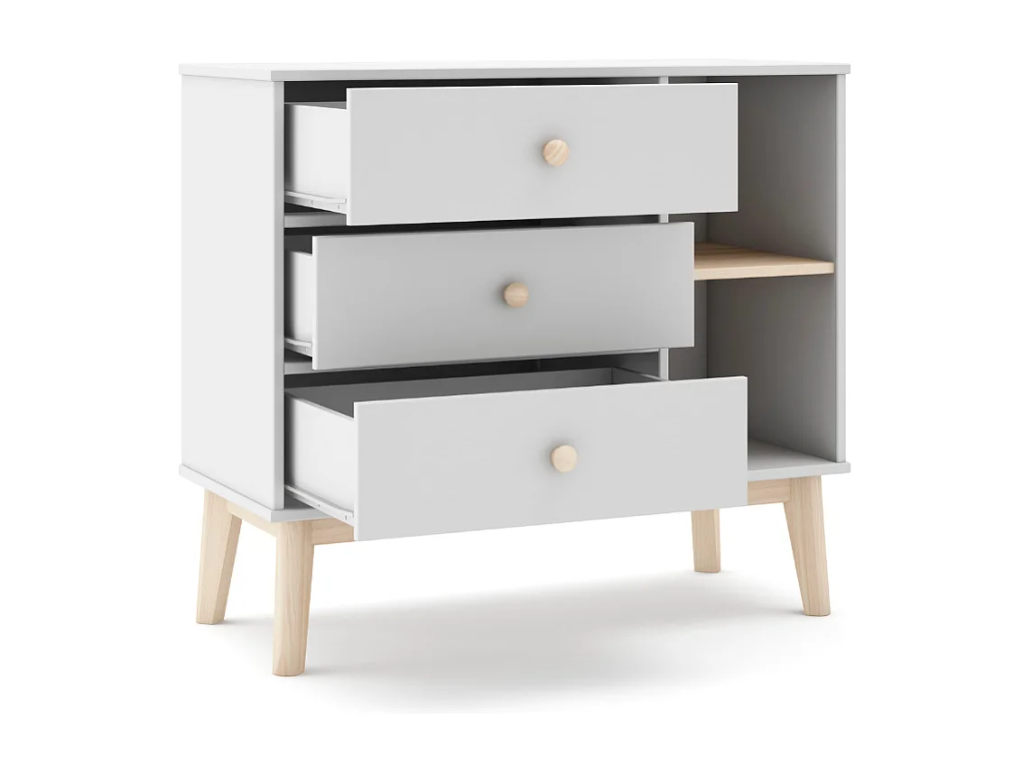 Sideboard 3 Schubladen und 2 Fächer 90x81 cm