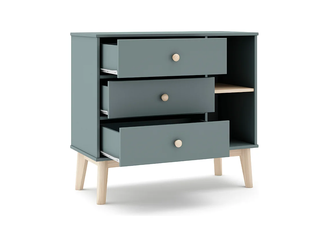 Sideboard 3 Schubladen und 2 Fächer 90x81 cm