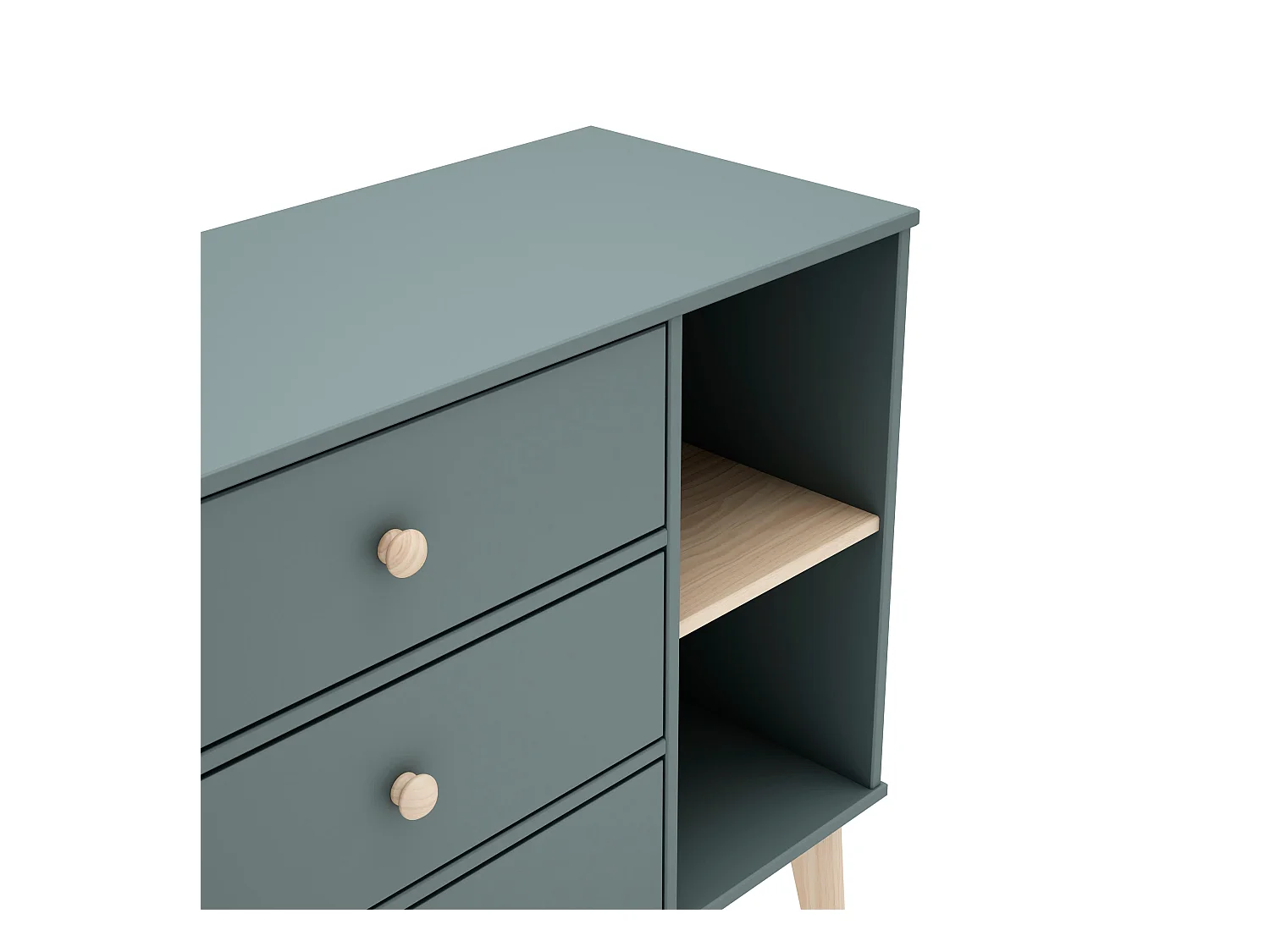 Sideboard 3 Schubladen und 2 Fächer 90x81 cm