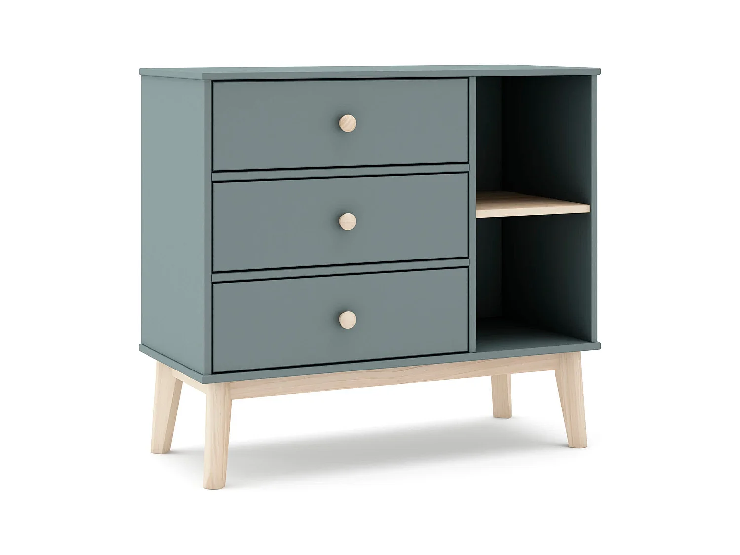 Sideboard 3 Schubladen und 2 Fächer 90x81 cm