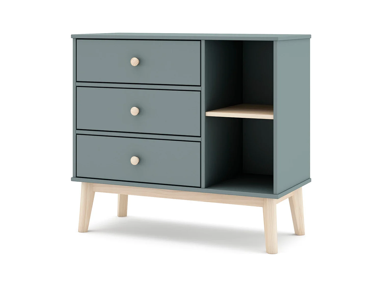 Sideboard 3 Schubladen und 2 Fächer 90x81 cm