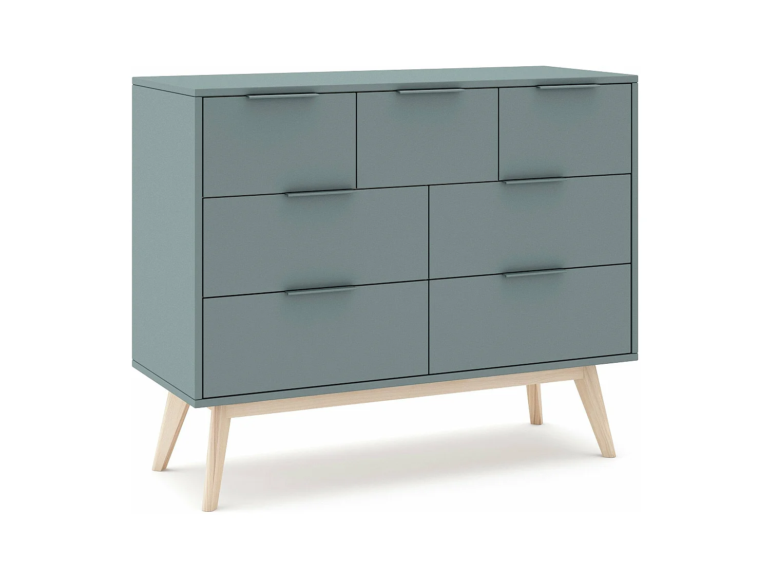 Commode avec 7 tiroirs 120x83 cm
