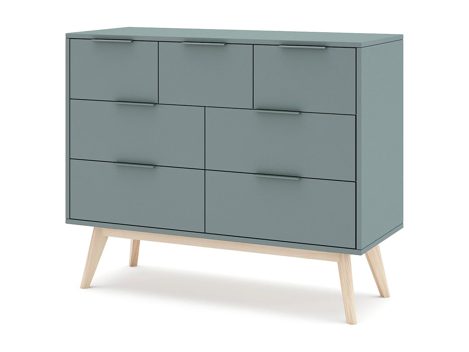 Commode met 7 lades 120x83 cm