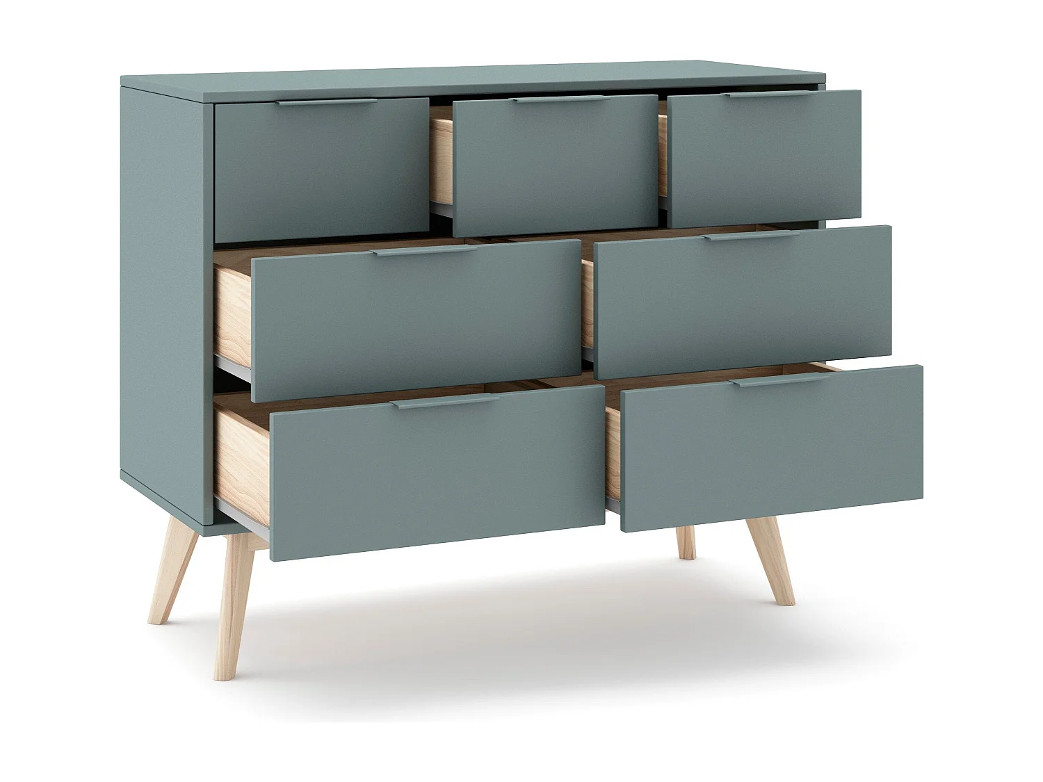 Commode met 7 lades 120x83 cm