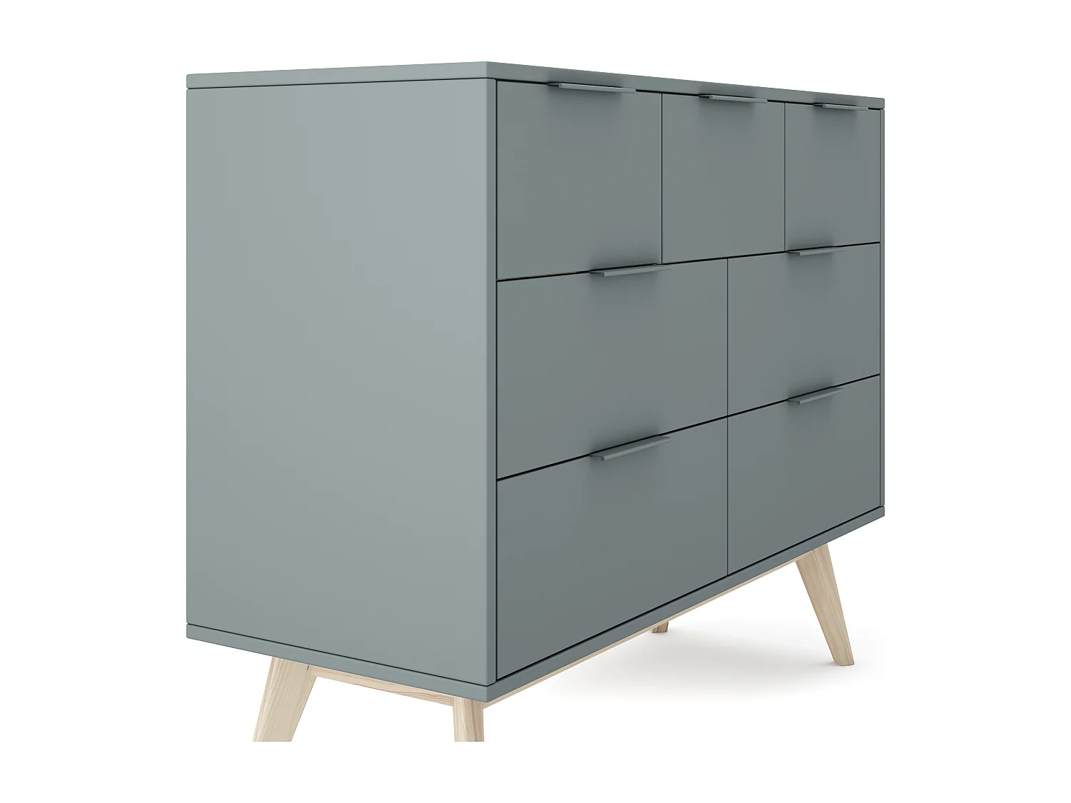 Commode met 7 lades 120x83 cm