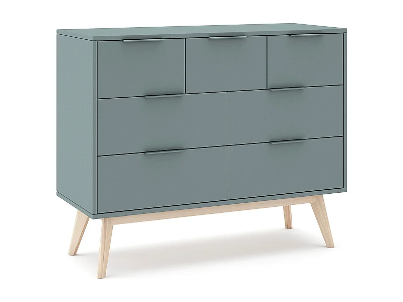 Commode met 7 lades 120x83 cm