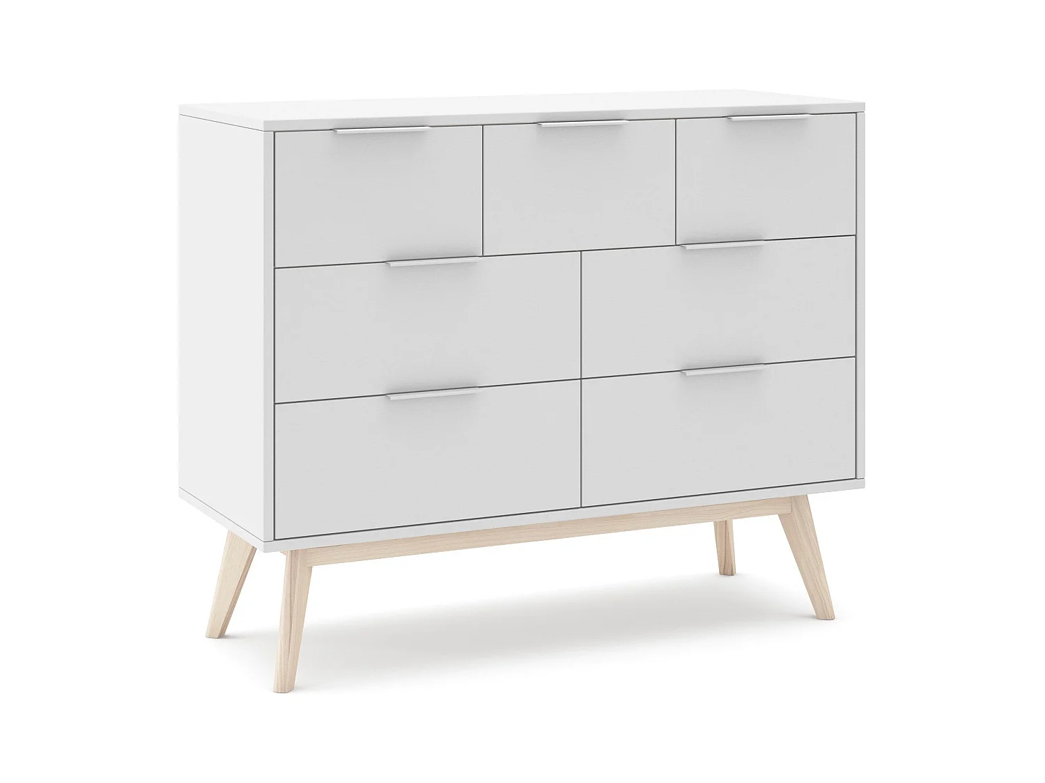 Commode avec 7 tiroirs 120x83 cm