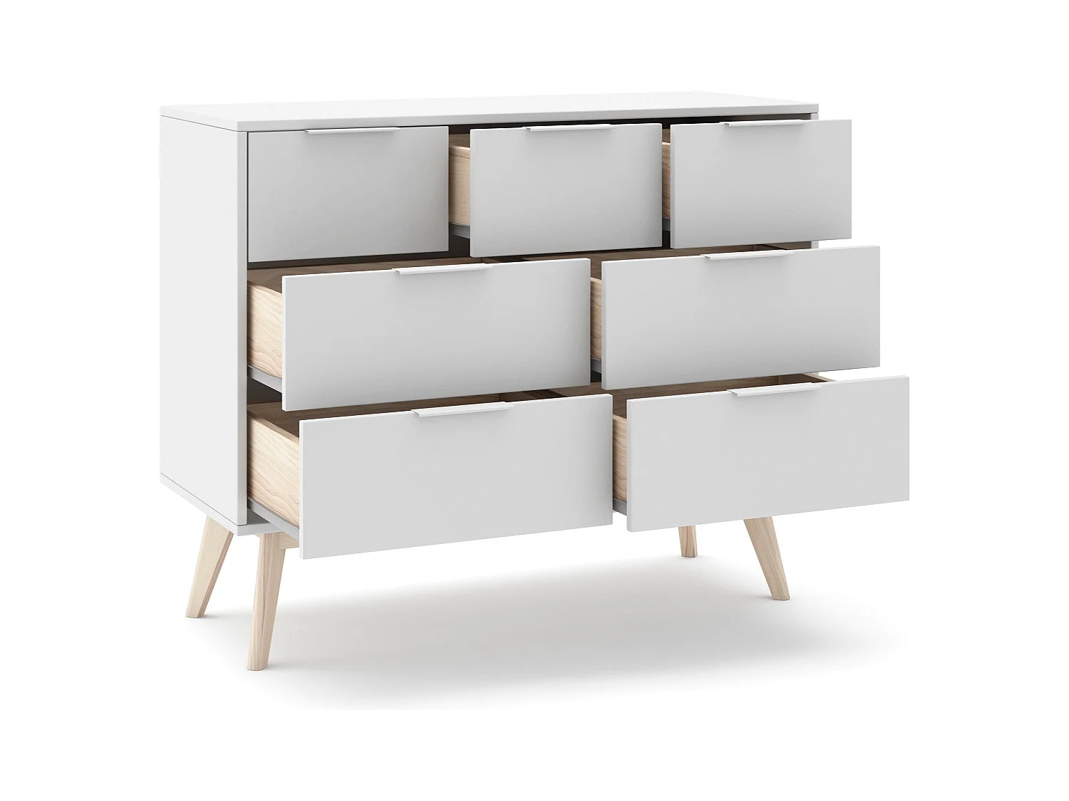 Commode avec 7 tiroirs 120x83 cm