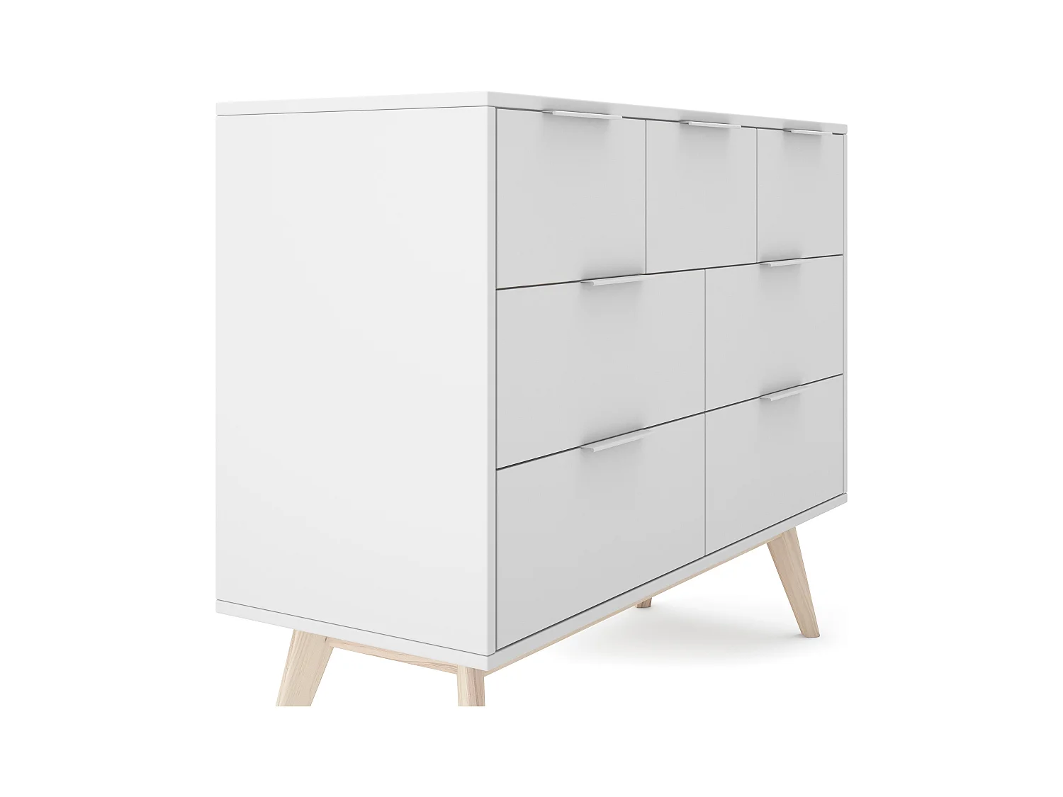 Commode avec 7 tiroirs 120x83 cm