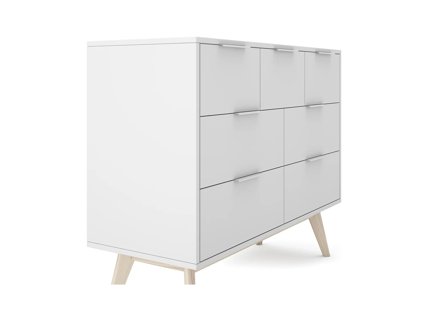 Commode avec 7 tiroirs 120x83 cm