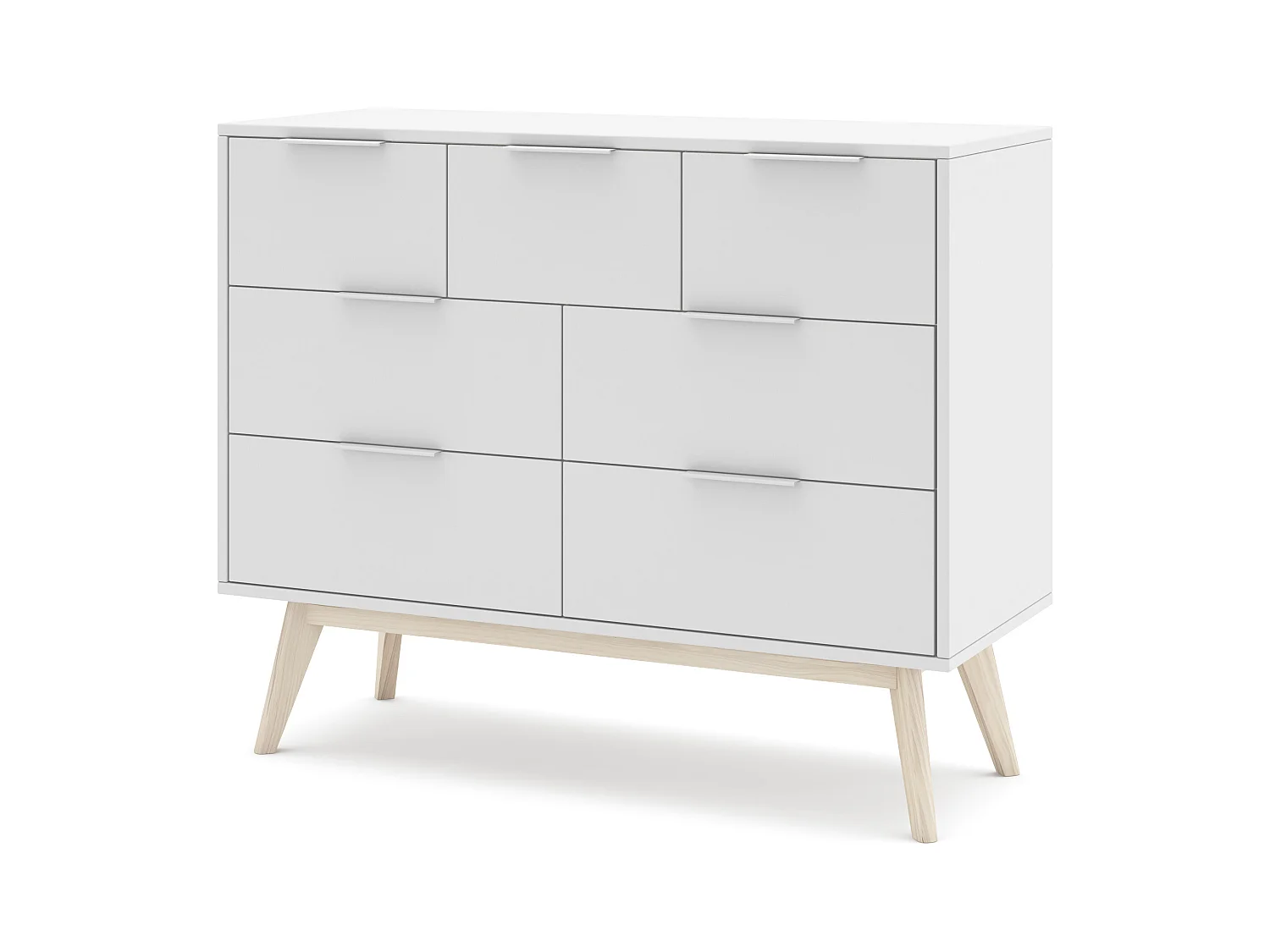 Commode avec 7 tiroirs 120x83 cm