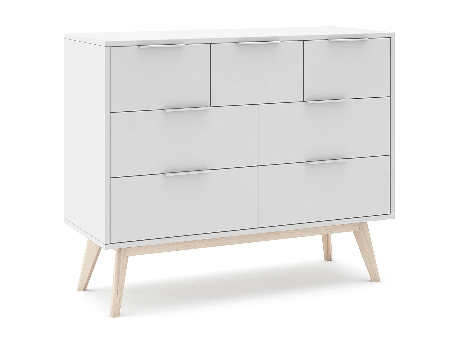 Commode avec 7 tiroirs 120x83 cm