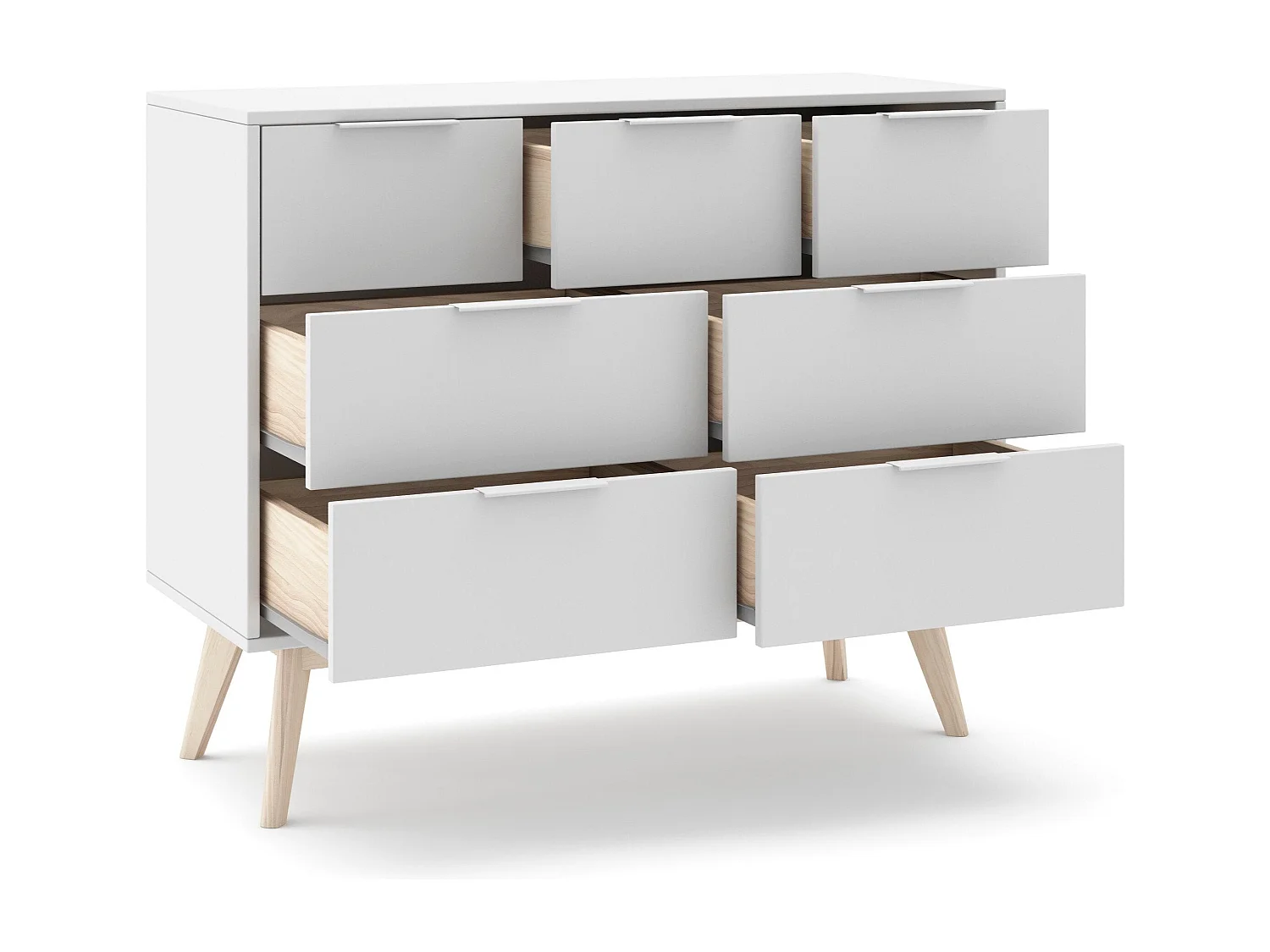 Commode avec 7 tiroirs 120x83 cm