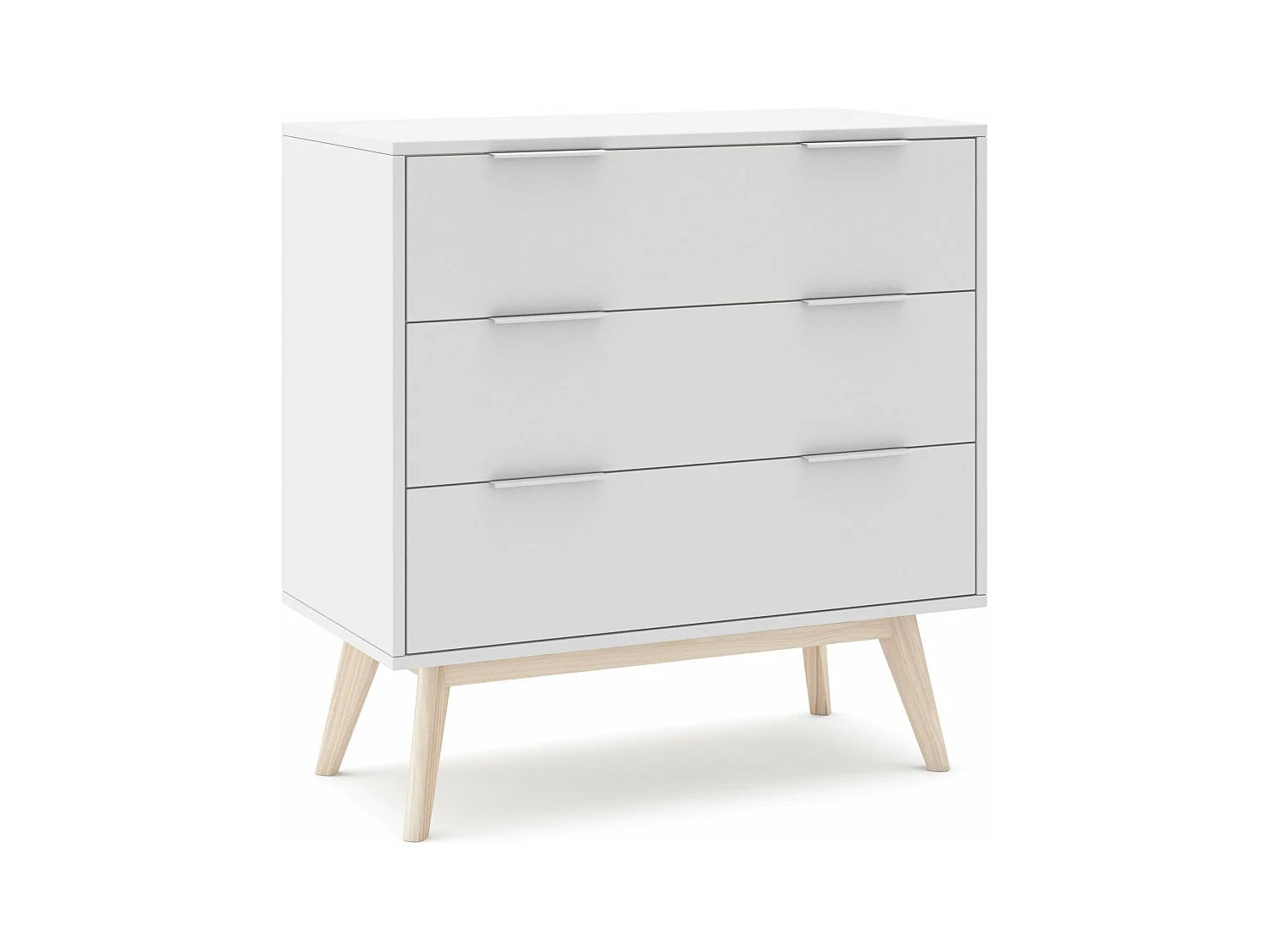 Cassettiera a 3 cassetti 80x83 cm