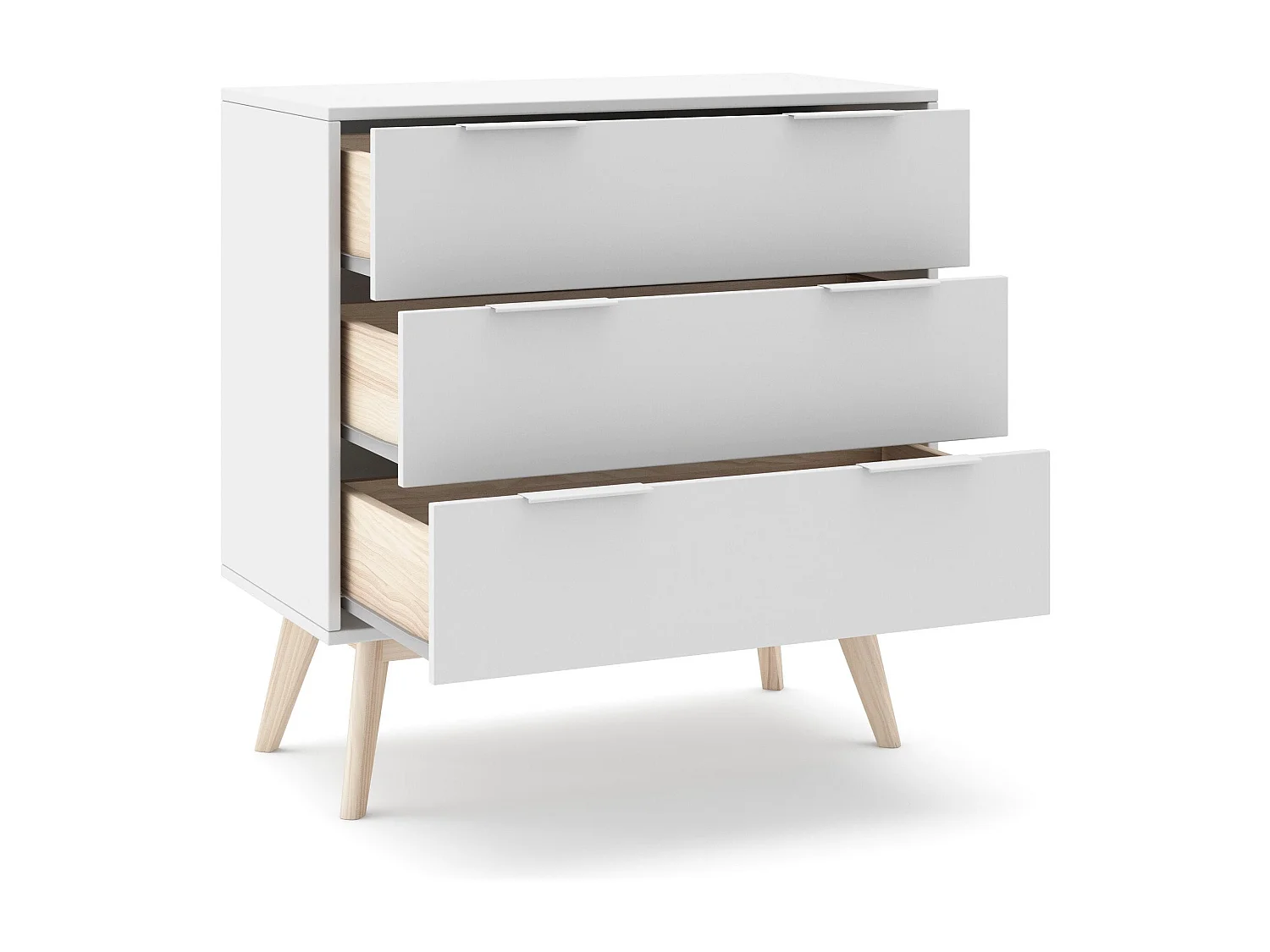 Commode avec 3 tiroirs 80x83 cm