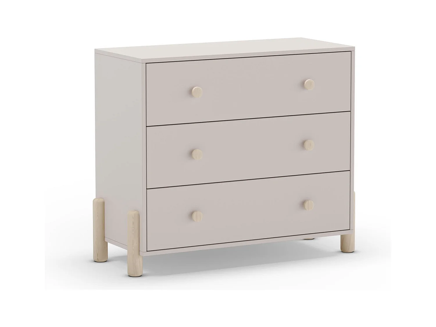 Cassettiera a 3 cassetti 97x80 cm