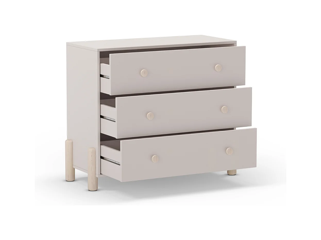 Cassettiera a 3 cassetti 97x80 cm