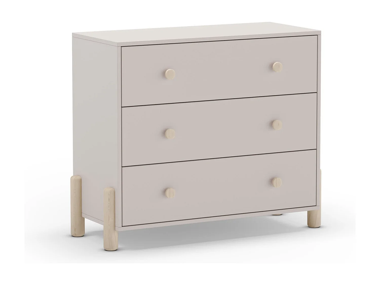 Commode 3 tiroirs L90 cm - DAPHNÉ