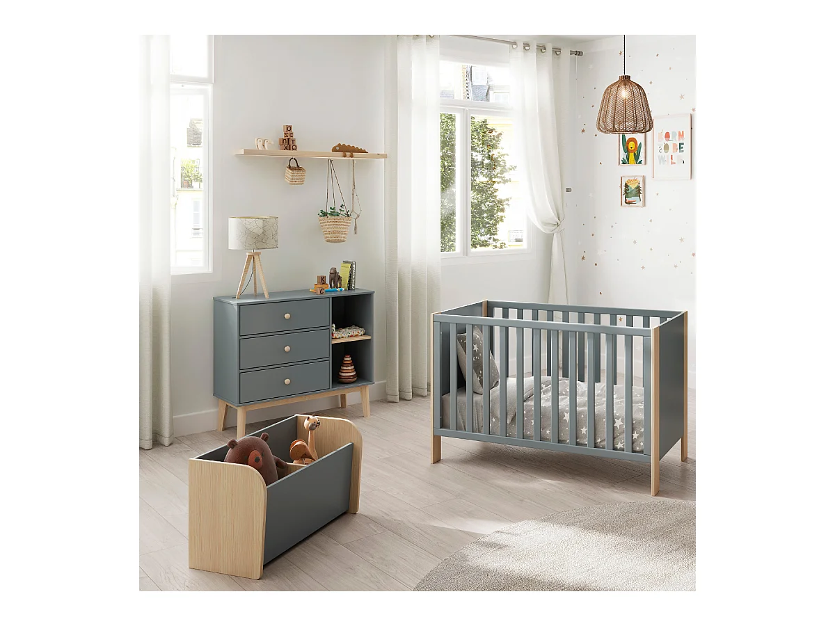 Baule porta giocattoli 70x35 cm