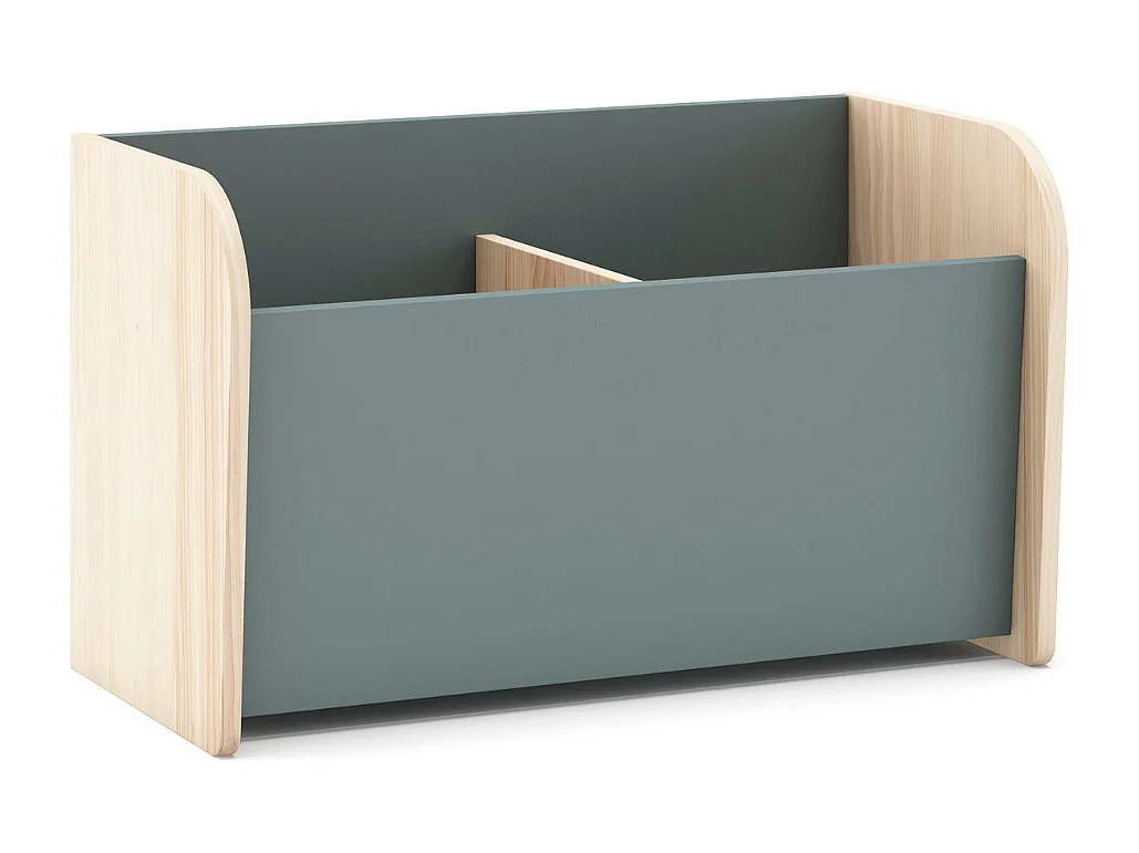 Coffre à jouet avec 2 niches ouvertes L70 cm - SIMON