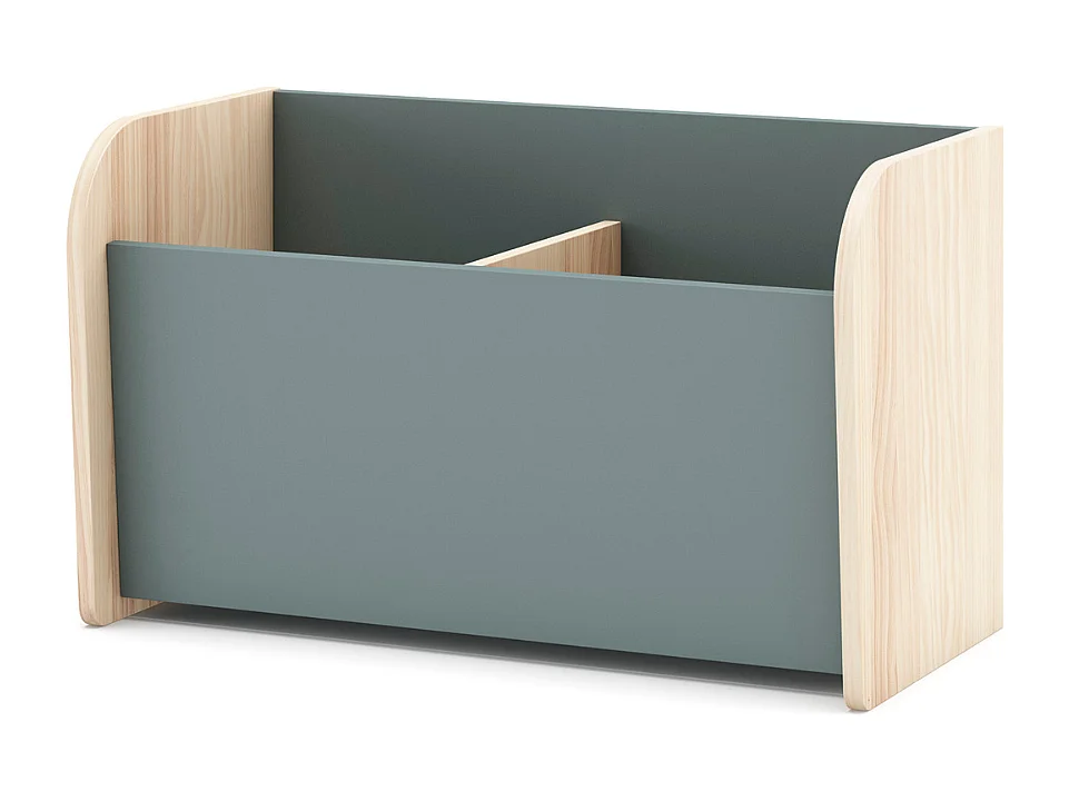 Coffre à jouet avec 2 niches ouvertes L70 cm - SIMON