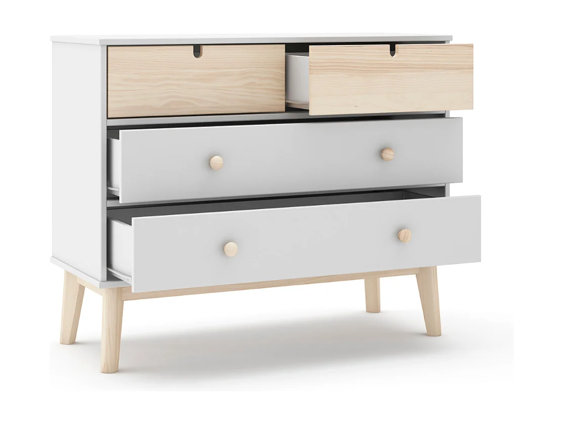 Commode met 4 lades 100x81 cm