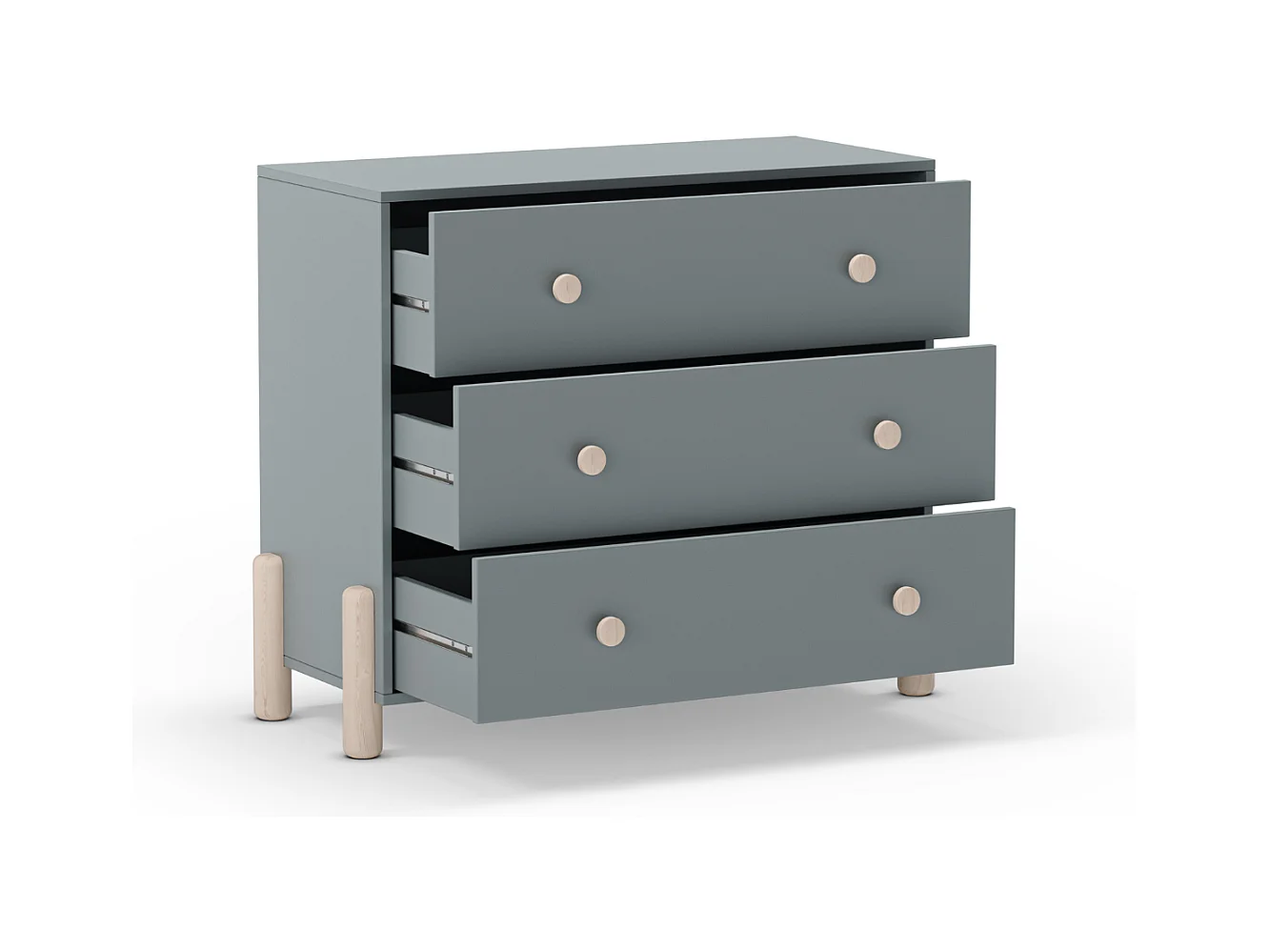 Commode 3 tiroirs L90 cm - DAPHNÉ