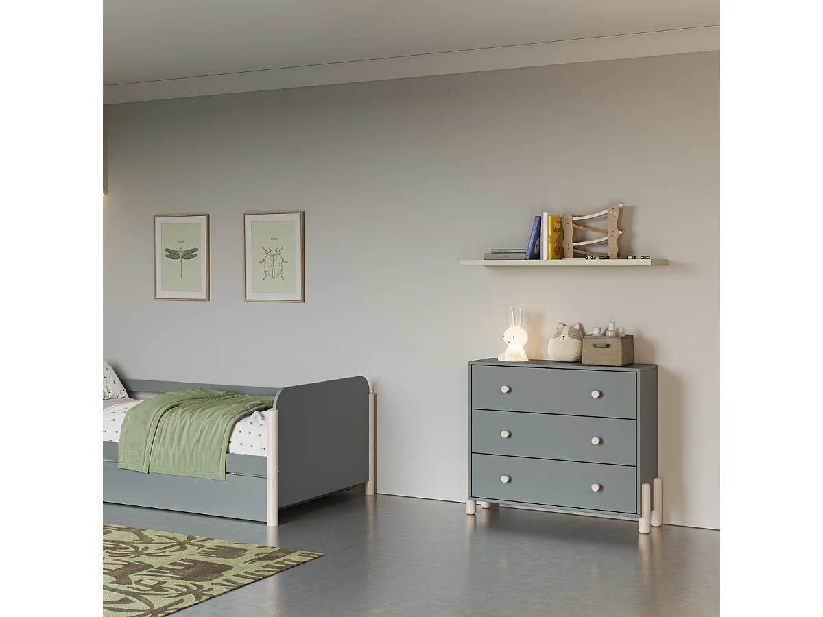 Commode 3 tiroirs L90 cm - DAPHNÉ