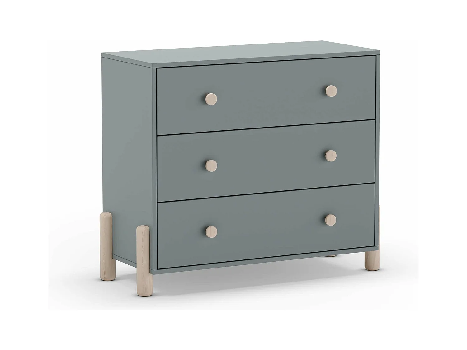 Commode 3 tiroirs 97x80 cm