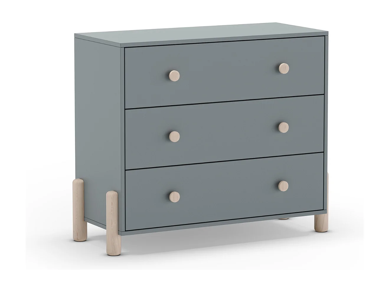Commode 3 tiroirs L90 cm - DAPHNÉ