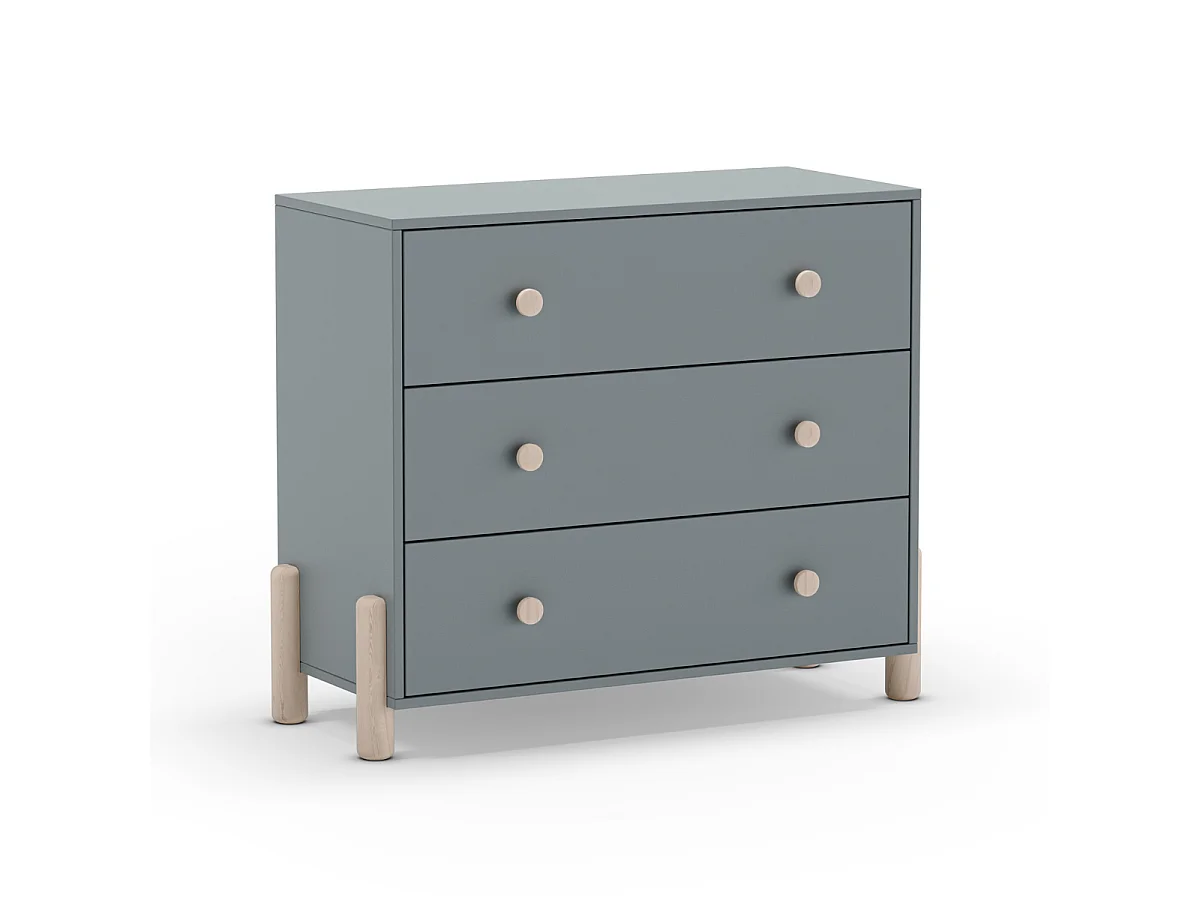 Cassettiera a 3 cassetti 97x80 cm