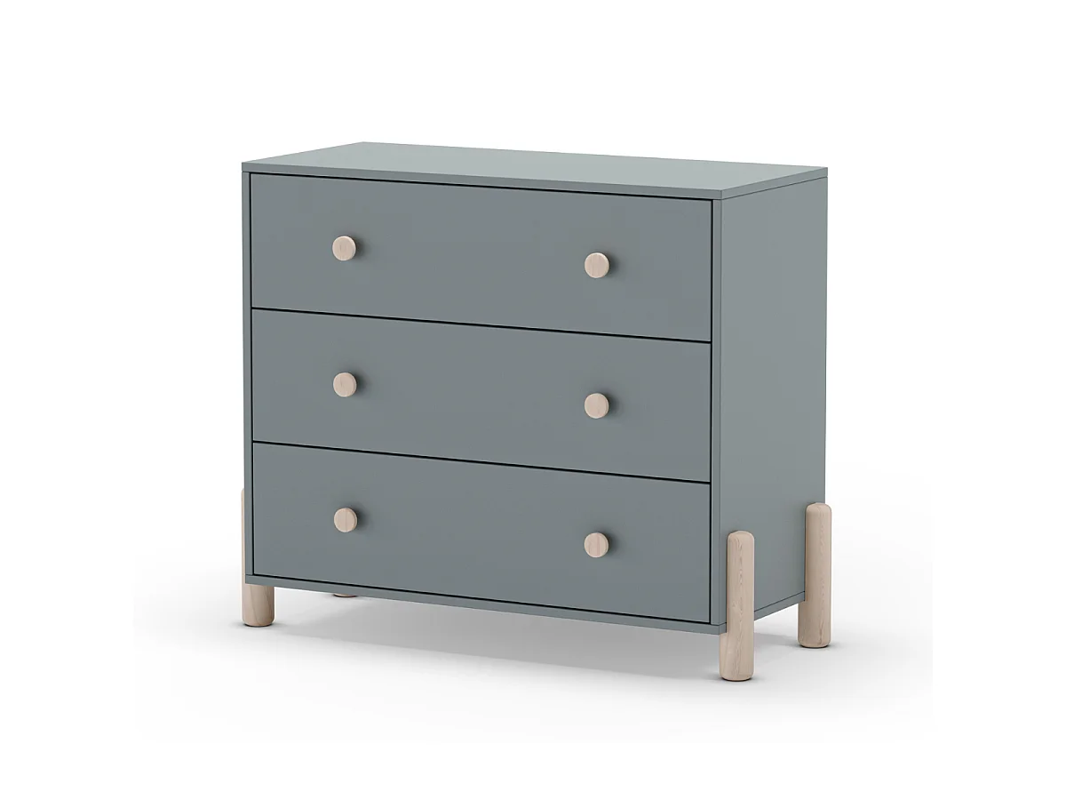 Cassettiera a 3 cassetti 97x80 cm