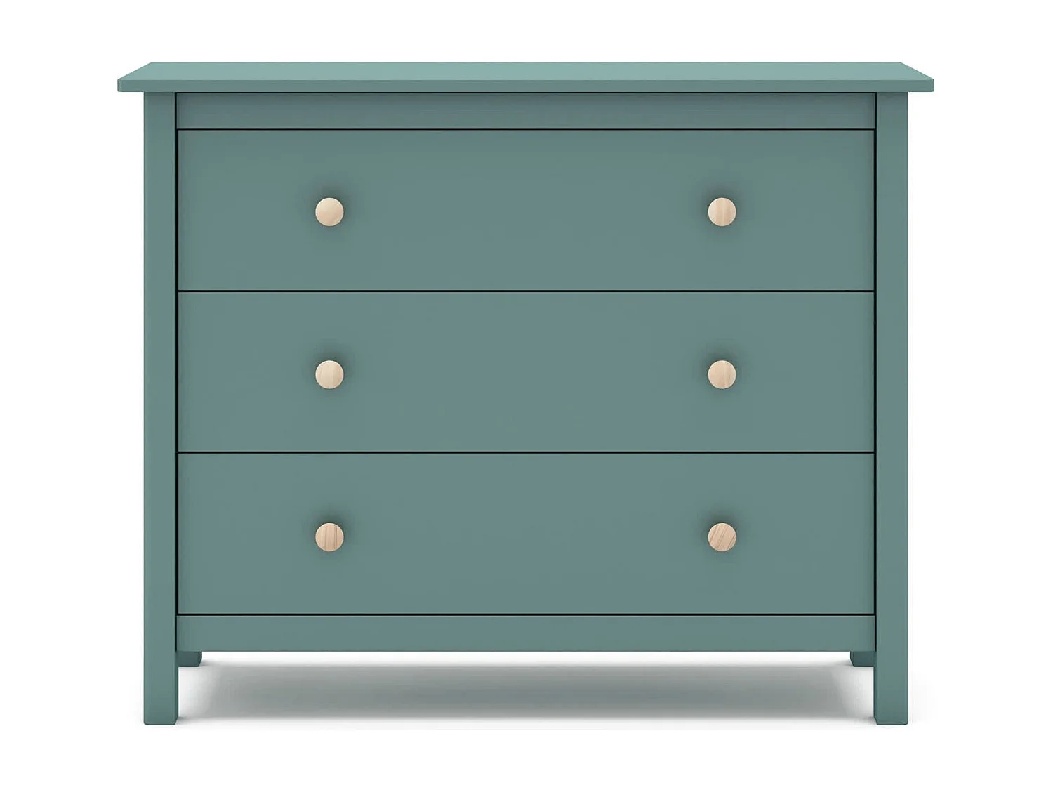 Commode met 3 lades 100x80 cm