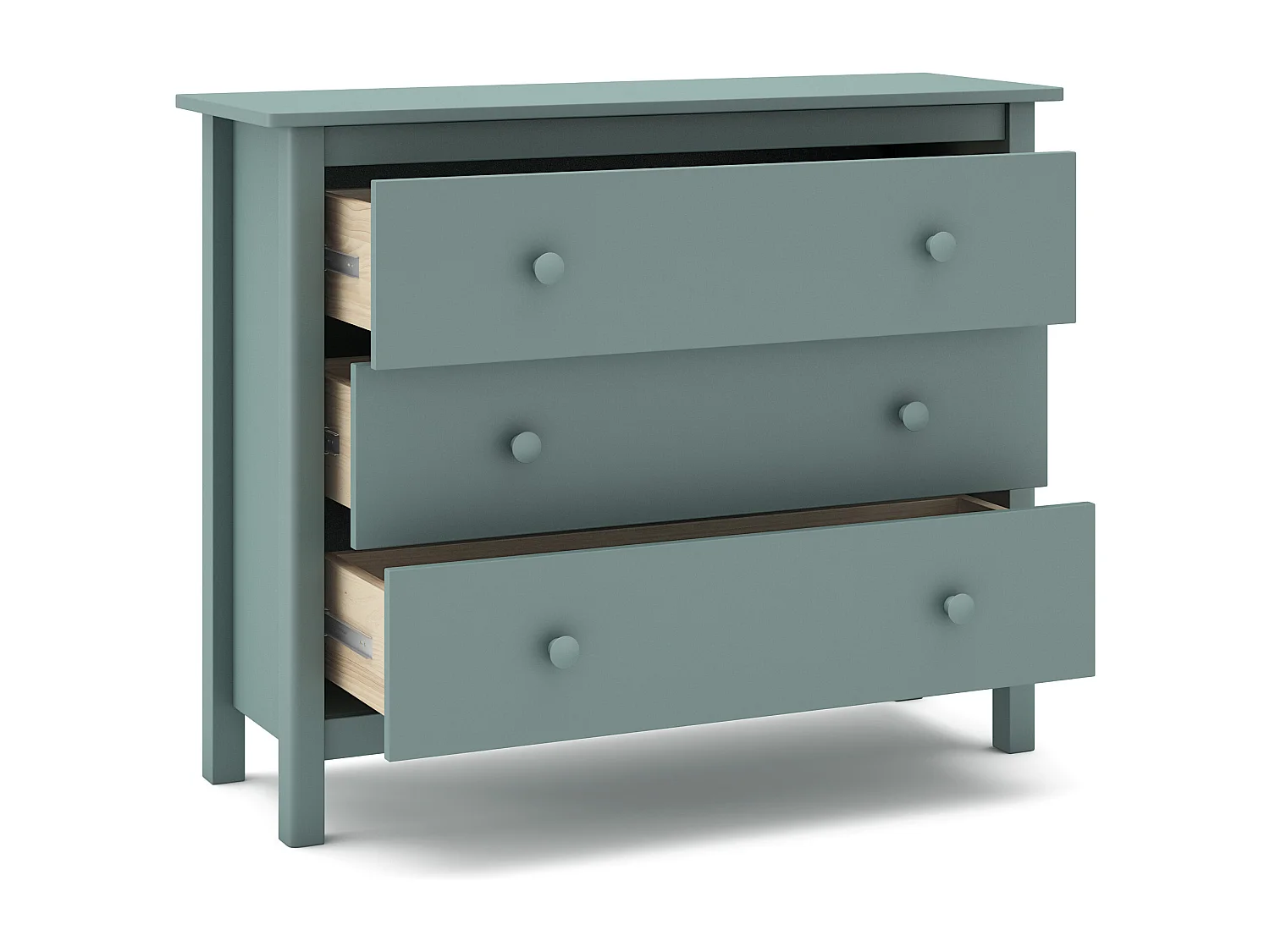 Commode met 3 lades 100x80 cm