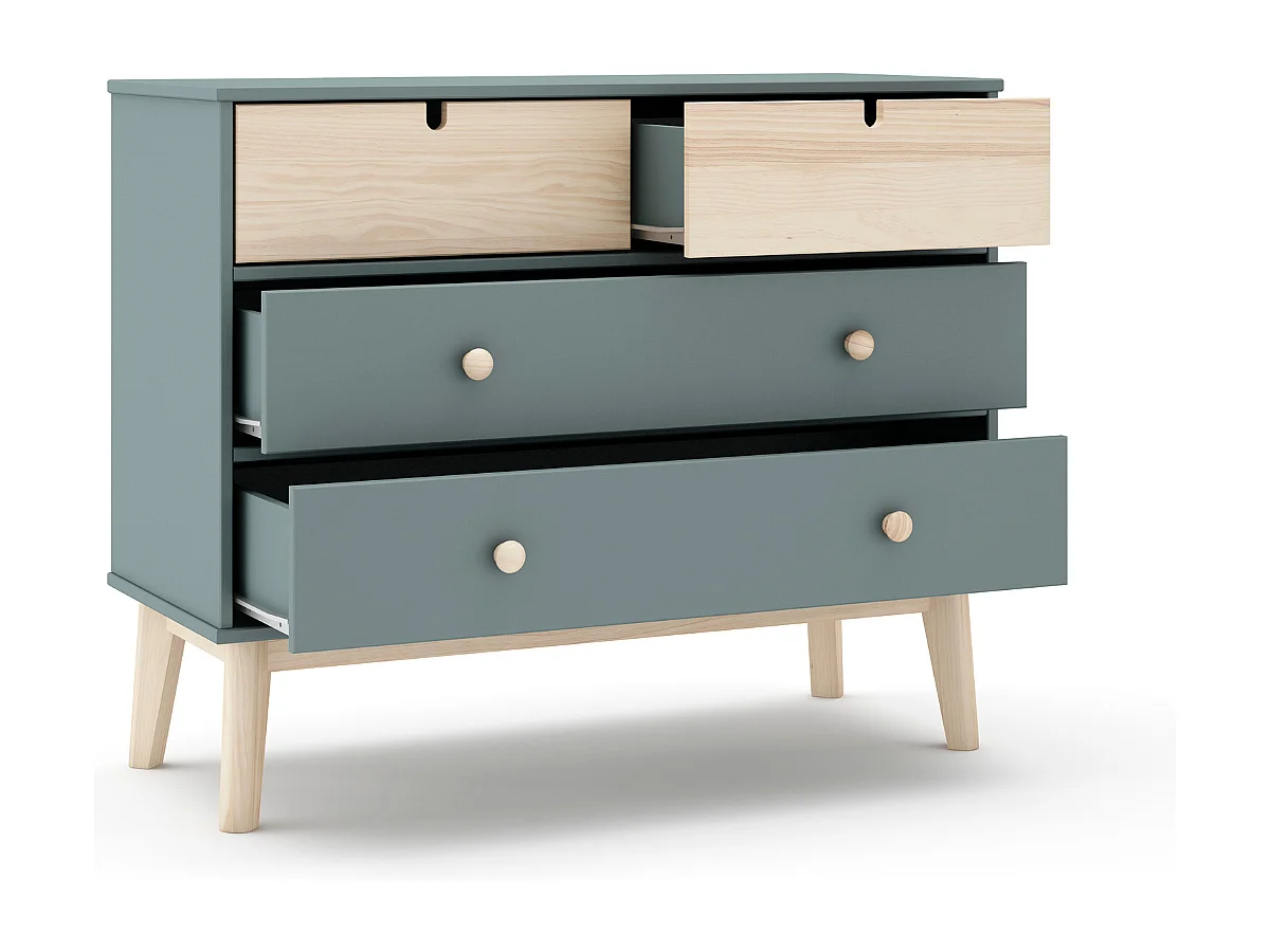 Commode met 4 lades 100x81 cm