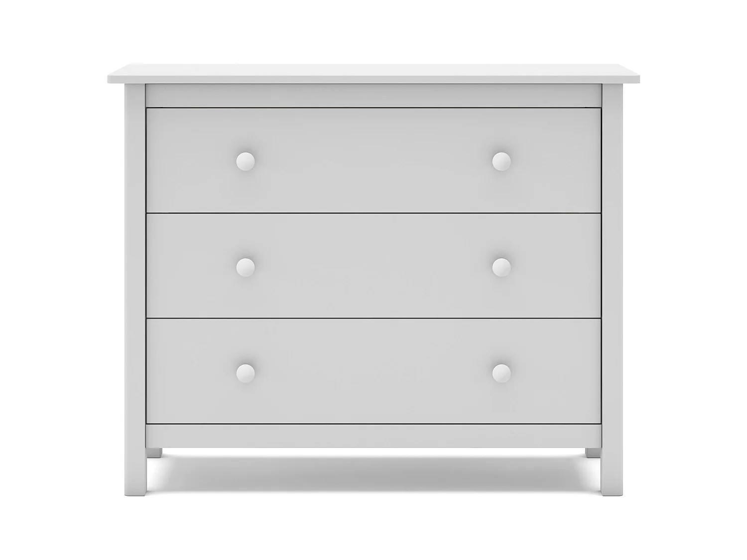 Commode avec 3 tiroirs 100x80 cm