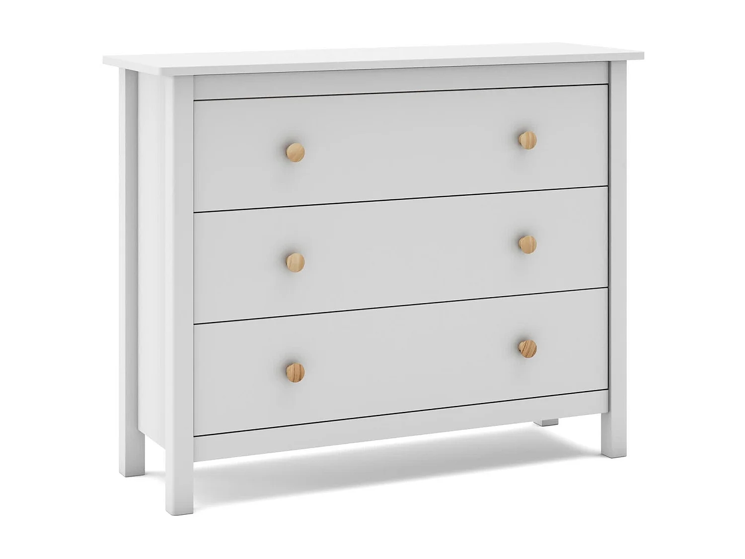 Cassettiera a 3 cassetti 100x80 cm