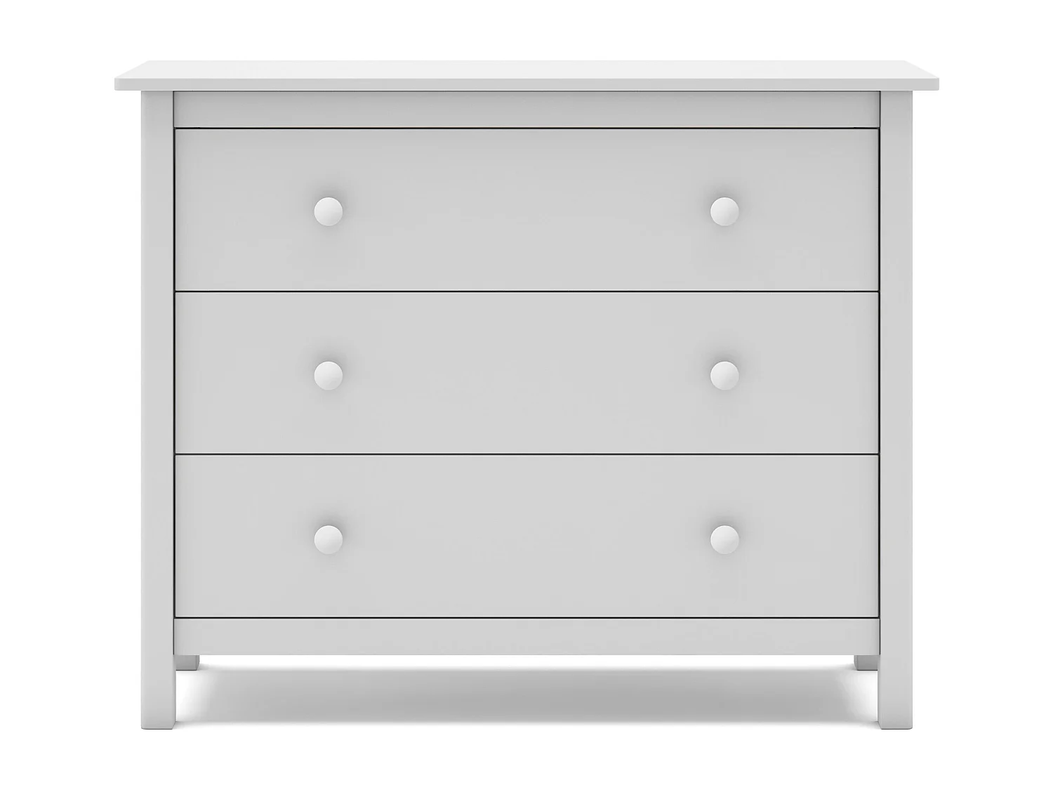 Cassettiera a 3 cassetti 100x80 cm