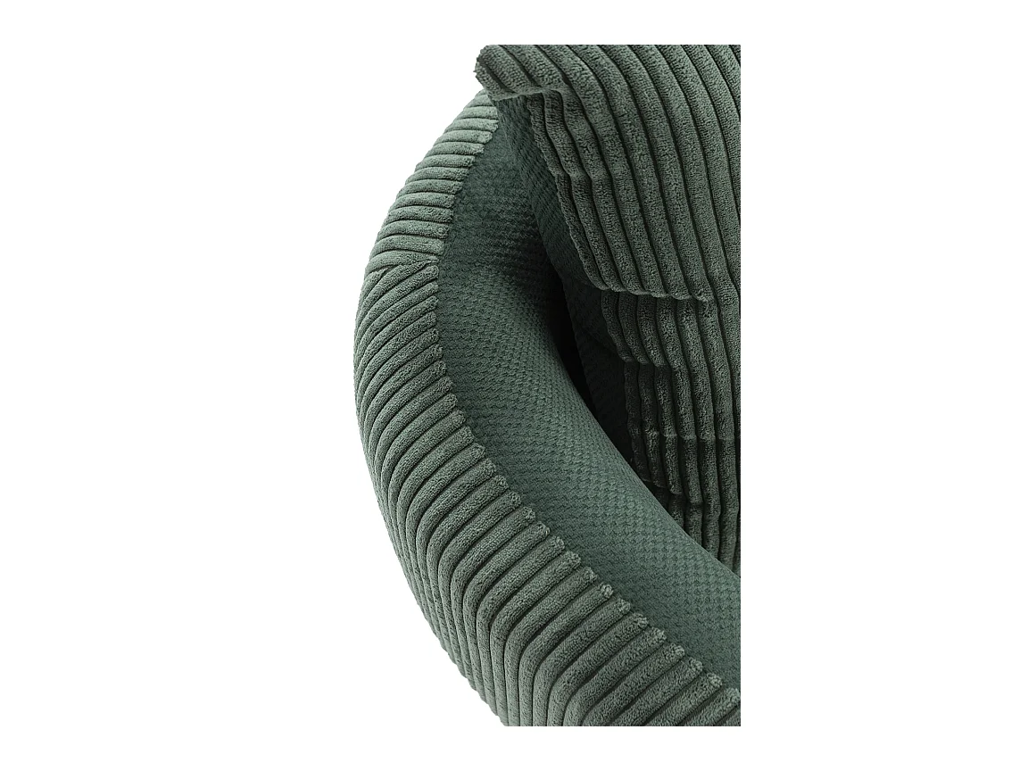 Fauteuil en tissu avec pieds en métal noir L73 cm - ARUNI