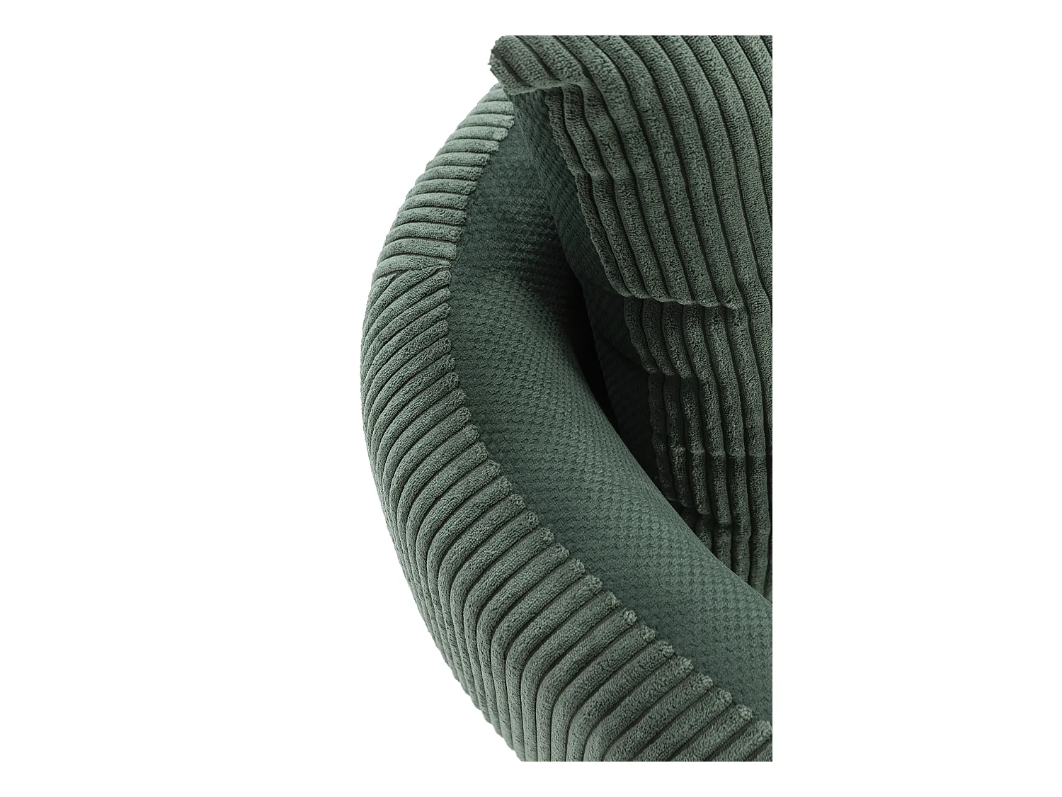 Fauteuil en tissu avec pieds en métal noir L73 cm - ARUNI