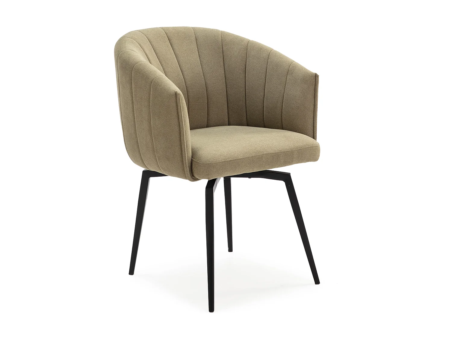 Fauteuil avec structure et pieds en métal 60x60 h81 cm