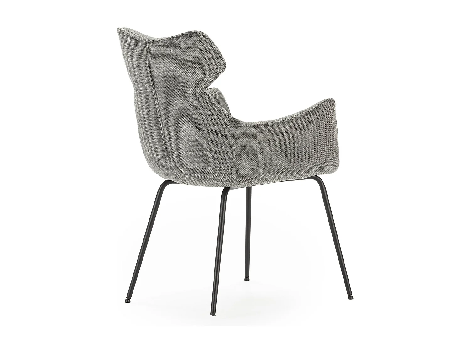 Lot de 2 fauteuils en velours côtelé pieds métal 60x65 h90 cm