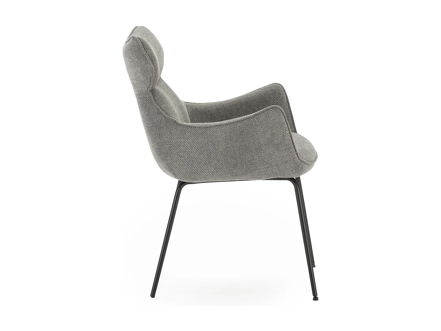 Lot de 2 fauteuils en velours côtelé pieds métal 60x65 h90 cm