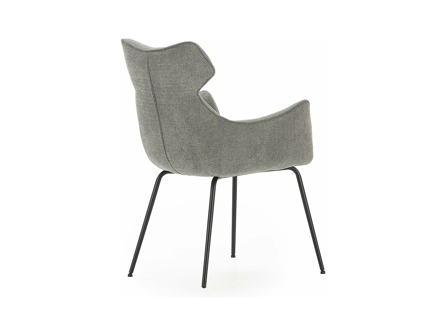 Kavel van 2 fauteuils en velours côtelé pieds metaal 60x65 h90 cm