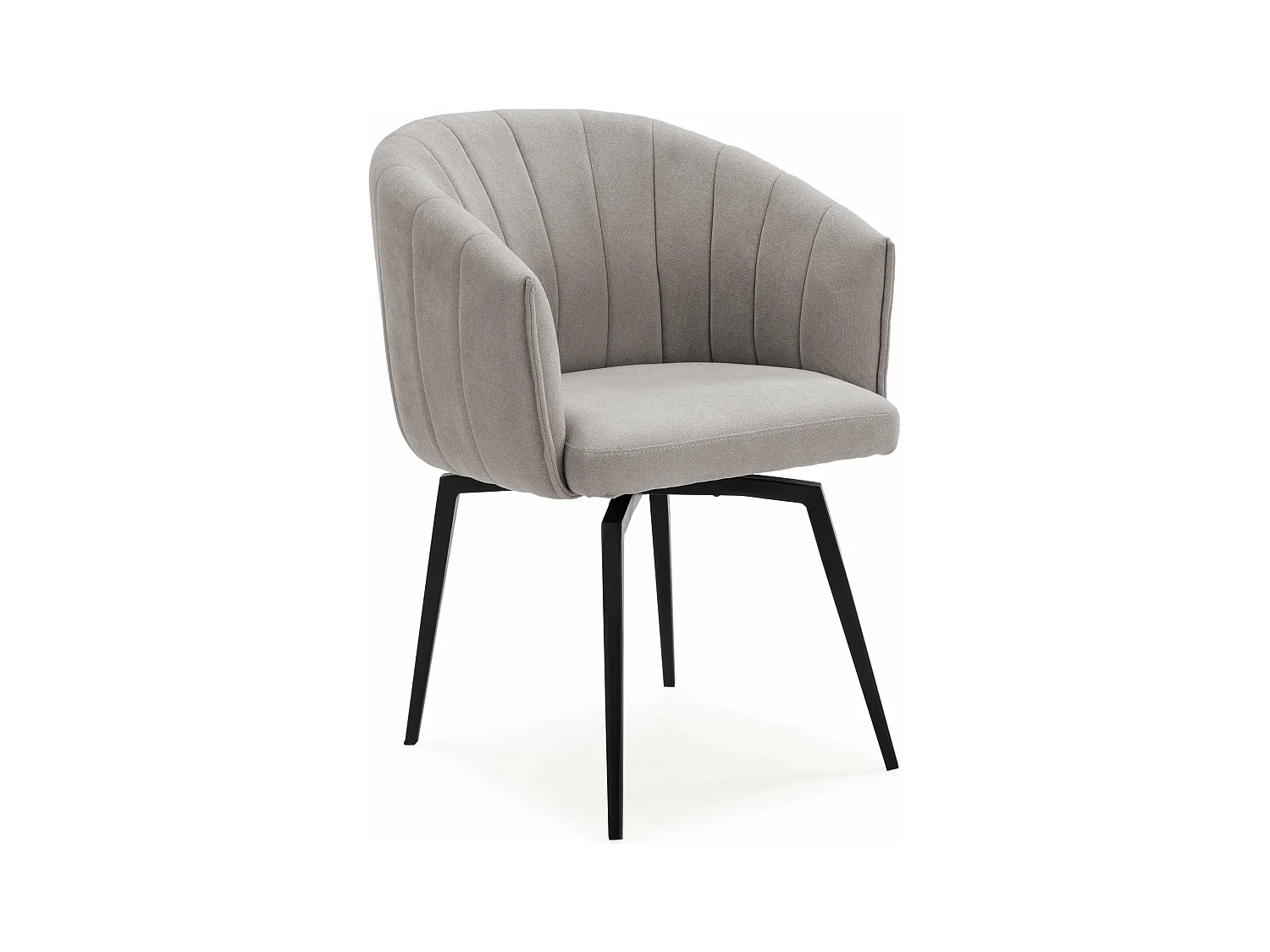 Fauteuil avec structure et pieds en métal 60x60 h81 cm